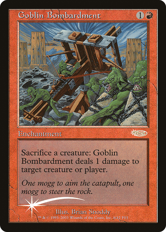 Goblin Bombardment (F03-006) - Friday Night Magic 2003 Foil