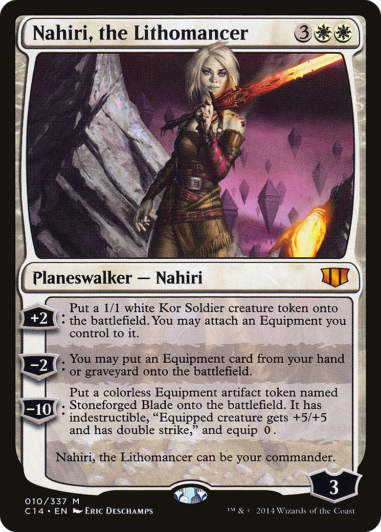 Nahiri, the Lithomancer (C14-010) - Commander 2014