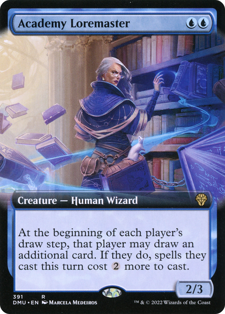 Academy Loremaster (DMU-391) - Dominaria United: (Extended Art)