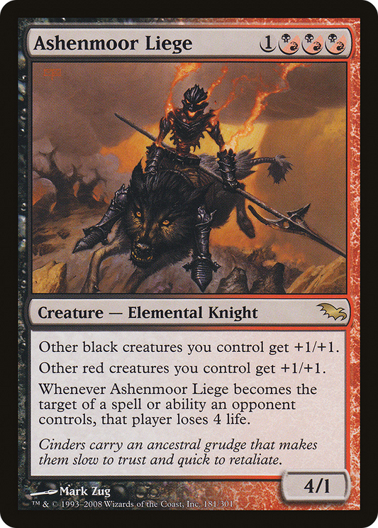 Ashenmoor Liege (SHM-181) - Shadowmoor Foil