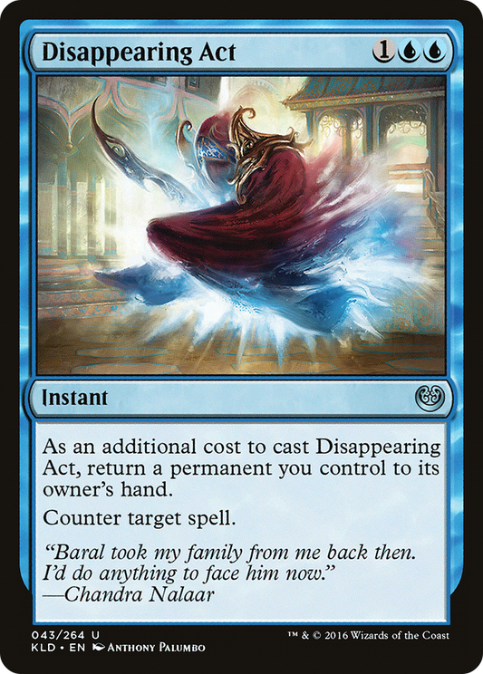 Disappearing Act (KLD-043) - Kaladesh