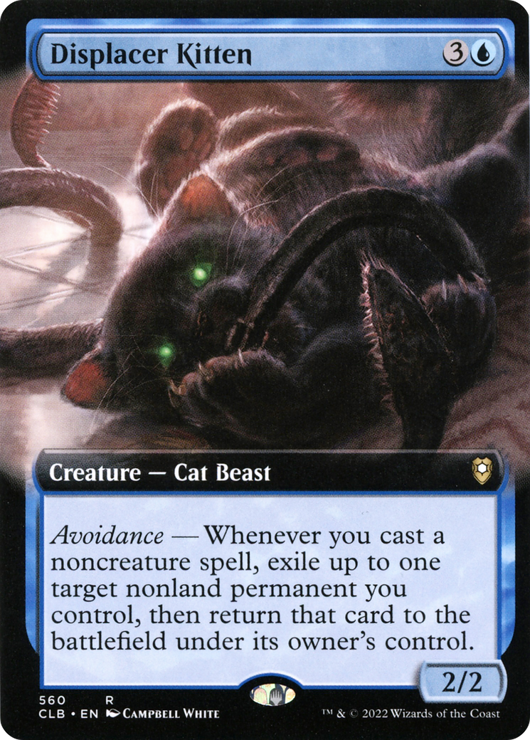 Displacer Kitten (CLB-560) - Commander Legends: Battle for Baldur's Gate: (Extended Art)