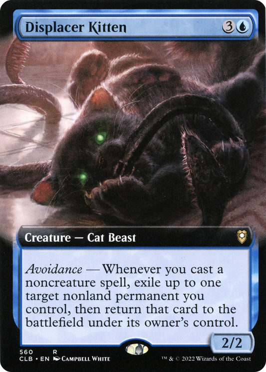 Displacer Kitten (CLB-560) - Commander Legends: Battle for Baldur's Gate: (Extended Art)