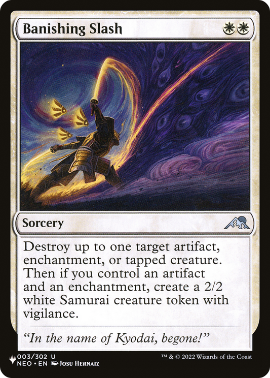 Banishing Slash (LIST-NEO-3) - The List