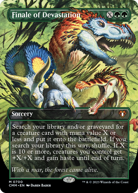 Finale of Devastation (CMM-700) - Commander Masters (Borderless) Foil