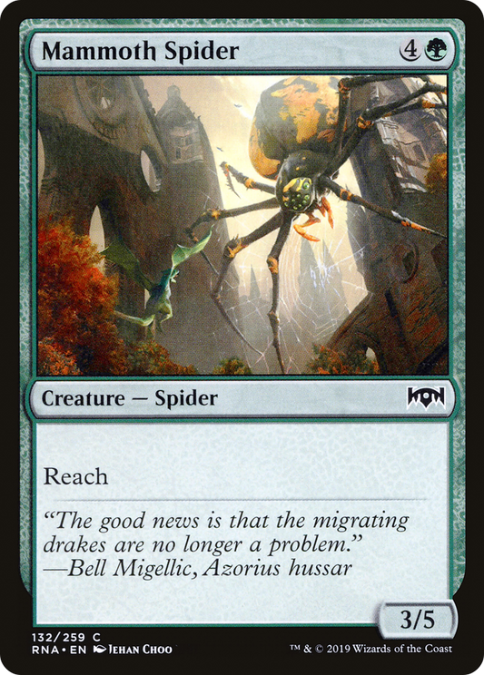 Mammoth Spider (RNA-132) - Ravnica Allegiance