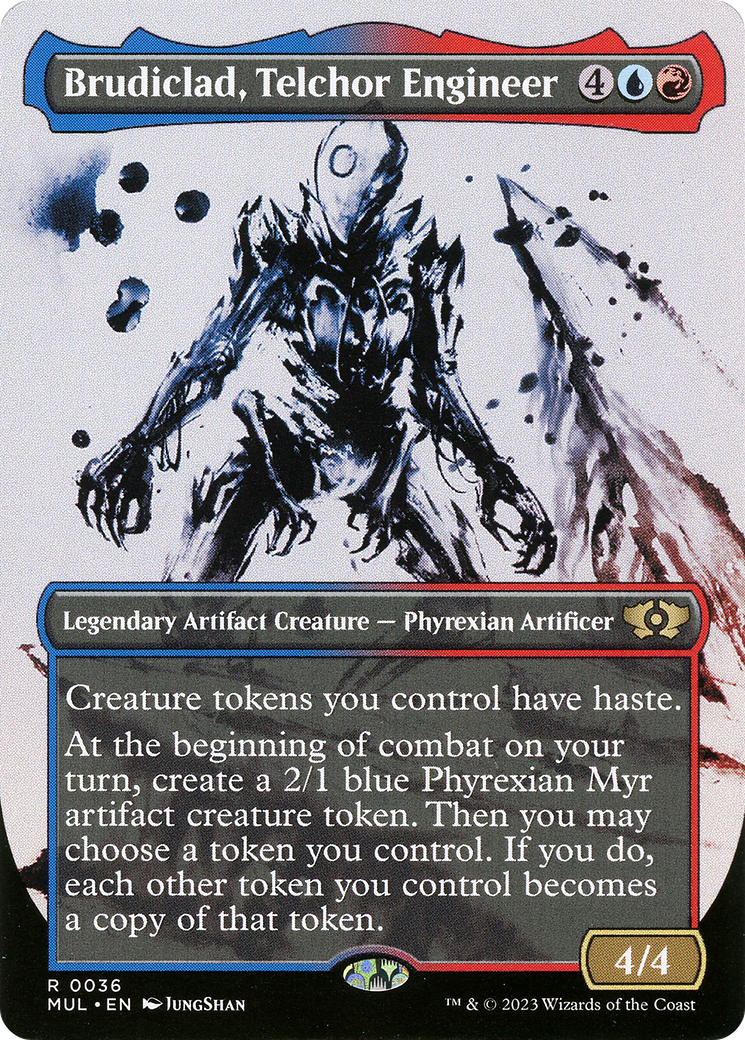 Brudiclad, Telchor Engineer (MUL-036) - Multiverse Legends: (Showcase) (Borderless) Foil