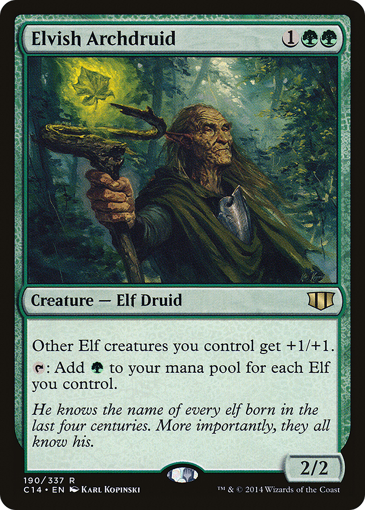 Elvish Archdruid (C14-190) - Commander 2014