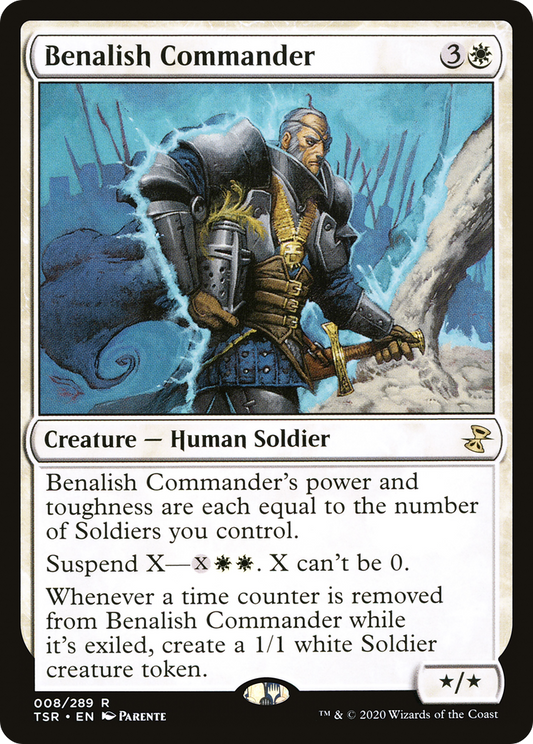 Benalish Commander (TSR-008) - Time Spiral Remastered Foil