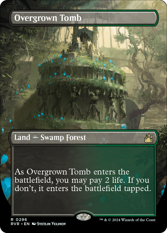 Overgrown Tomb (RVR-296) - Ravnica Remastered (Borderless)