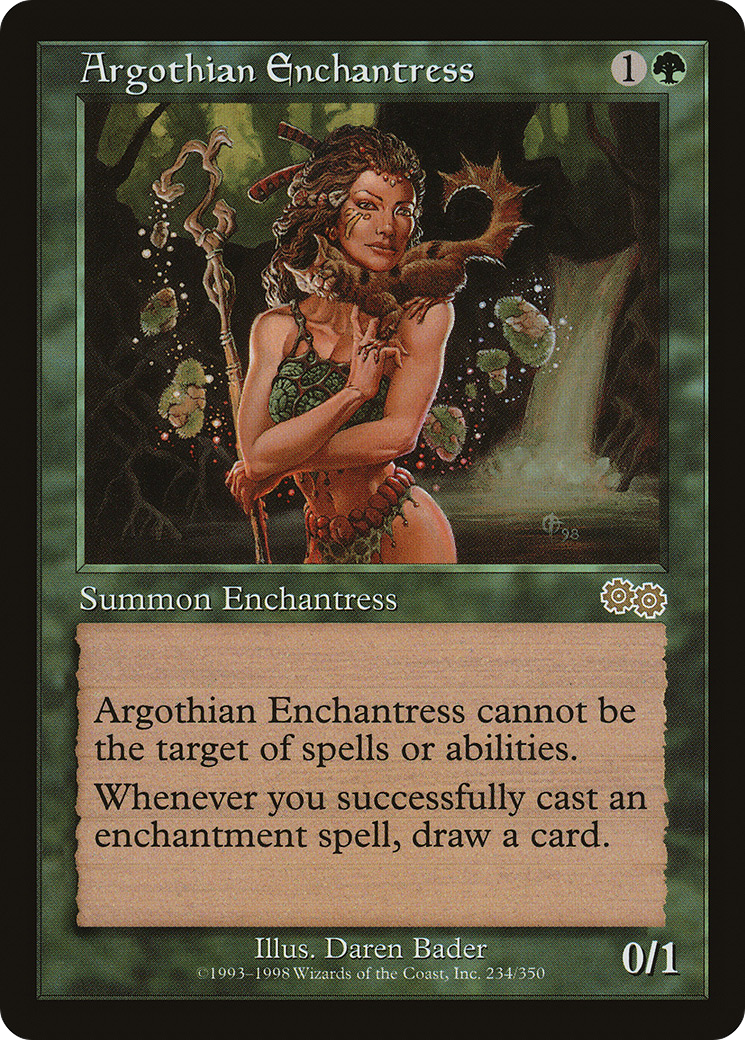 Argothian Enchantress (USG-234) - Urza's Saga