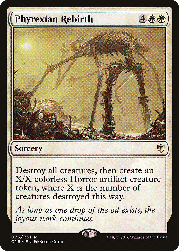 Phyrexian Rebirth (C16-073) - Commander 2016