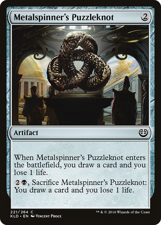 Metalspinner's Puzzleknot (KLD-221) - Kaladesh Foil