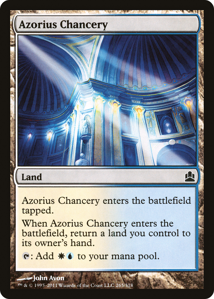 Azorius Chancery (CMD-265) - Commander 2011