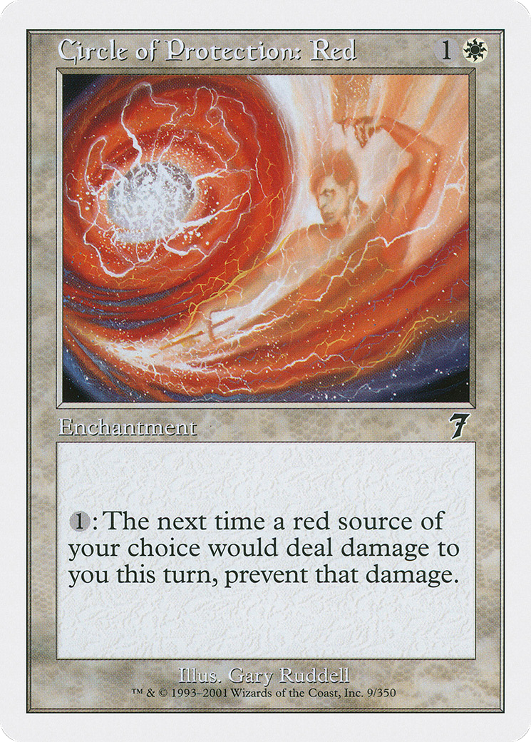 Circle of Protection: Red (7ED-009) - Seventh Edition