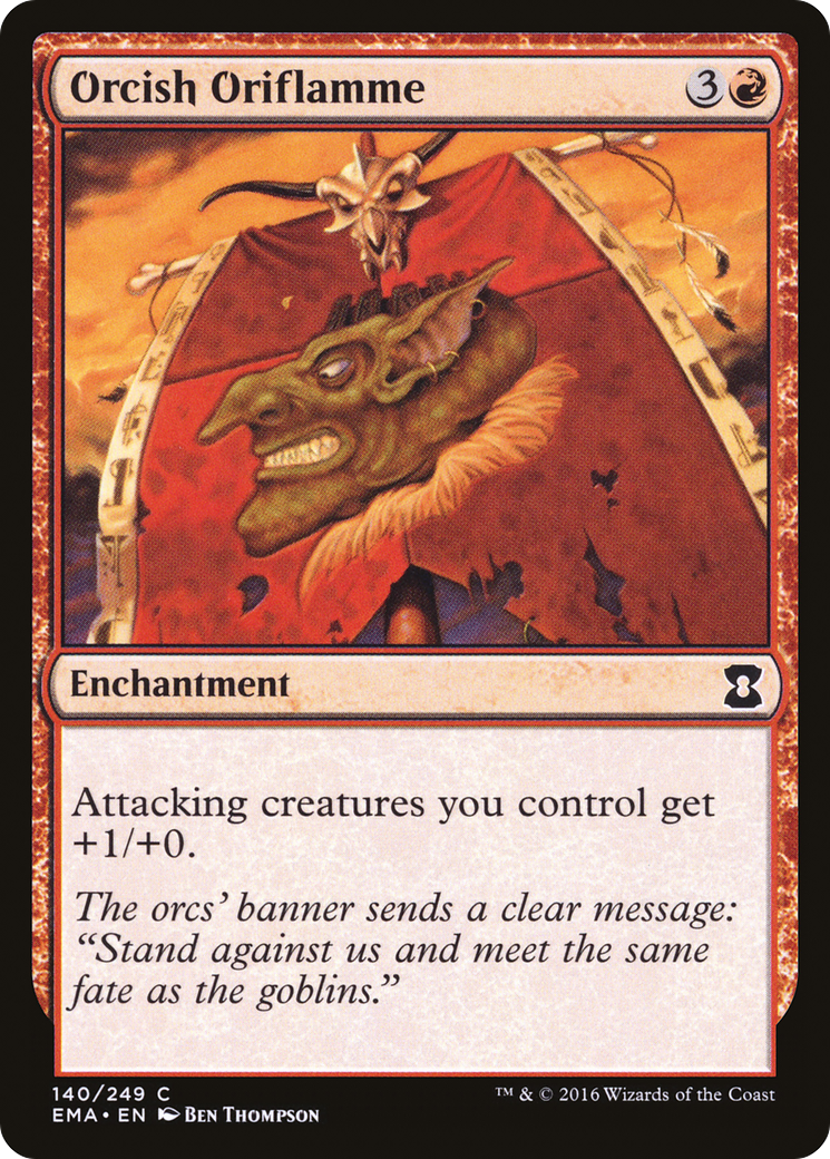 Orcish Oriflamme (EMA-140) - Eternal Masters Foil