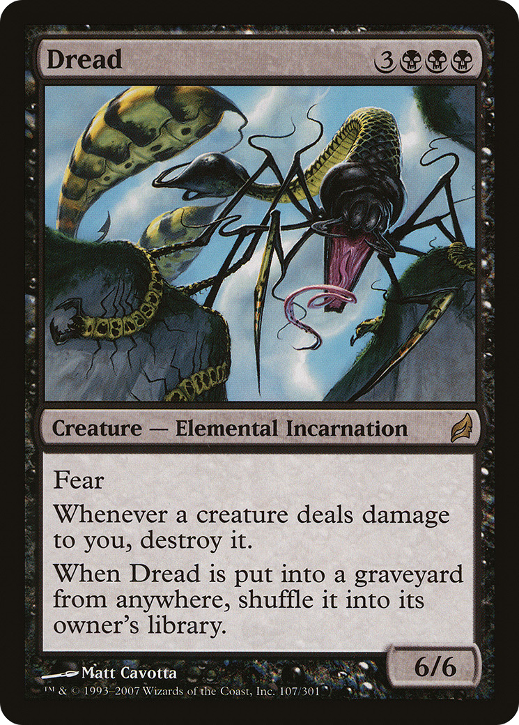 Dread (LRW-107) - Lorwyn Foil