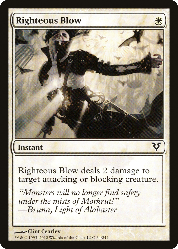 Righteous Blow (AVR-034) - Avacyn Restored