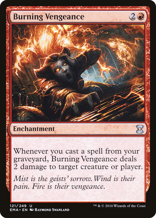 Burning Vengeance (EMA-121) - Eternal Masters Foil