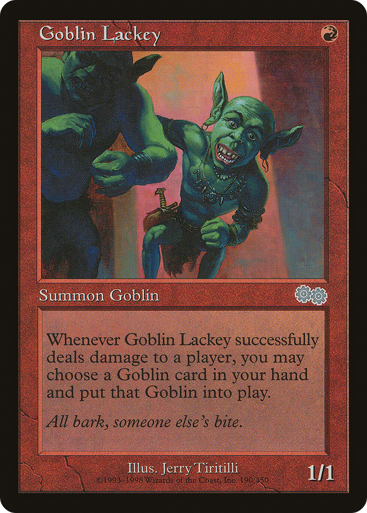 Goblin Lackey (USG-190) - Urza's Saga