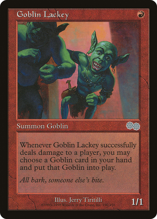 Goblin Lackey (USG-190) - Urza's Saga