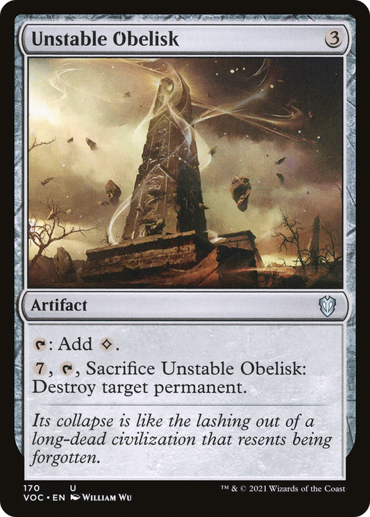 Unstable Obelisk (VOC-170) - Crimson Vow Commander