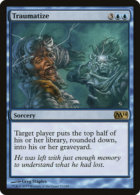 Traumatize (M14-077) - Magic 2014 Foil