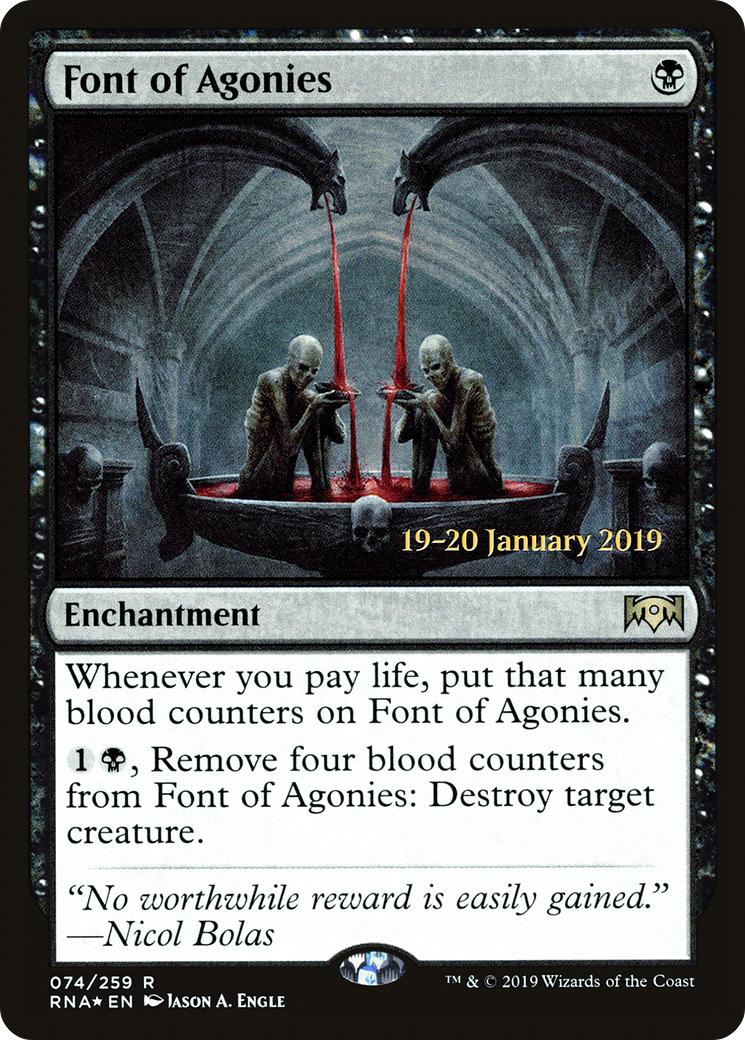 Font of Agonies (PRNA-74S) - Ravnica Allegiance Promos Foil