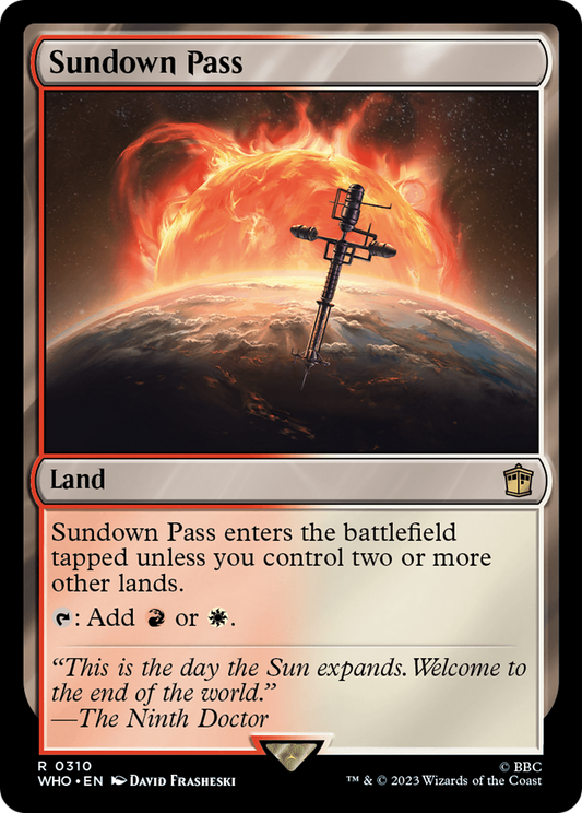 Sundown Pass (WHO-310) - Doctor Who