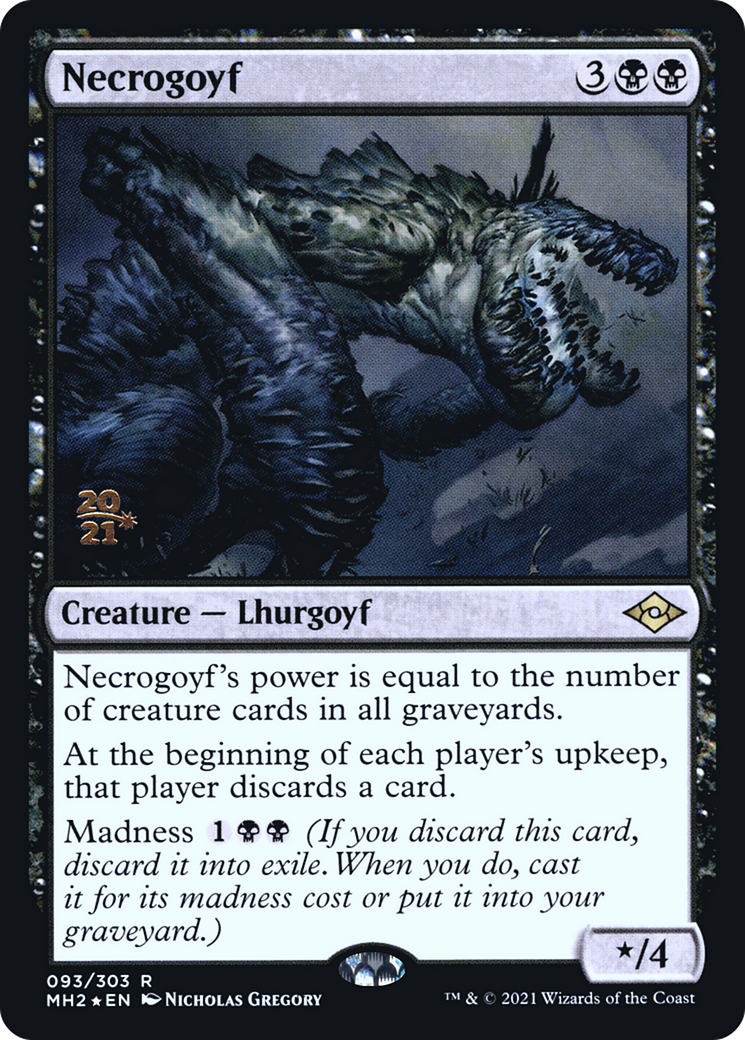 Necrogoyf (PRE-093) - Modern Horizons 2 Promos (Prerelease) Foil