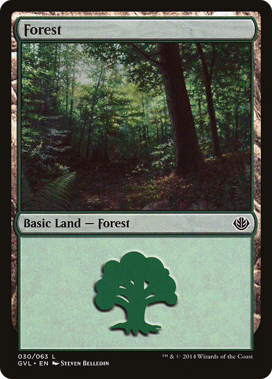 Forest (GVL-030) - Duel Decks Anthology: Garruk vs. Liliana