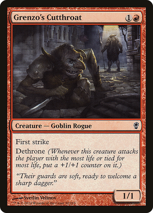 Grenzo's Cutthroat (CNS-032) - Conspiracy Foil