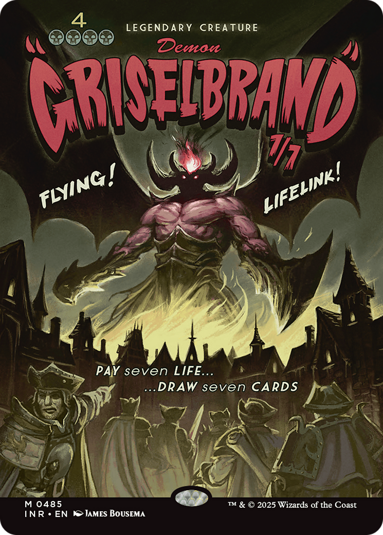 Griselbrand (Showcase)  (Borderless)(INR-485) - Innistrad Remastered: (Showcase) Foil