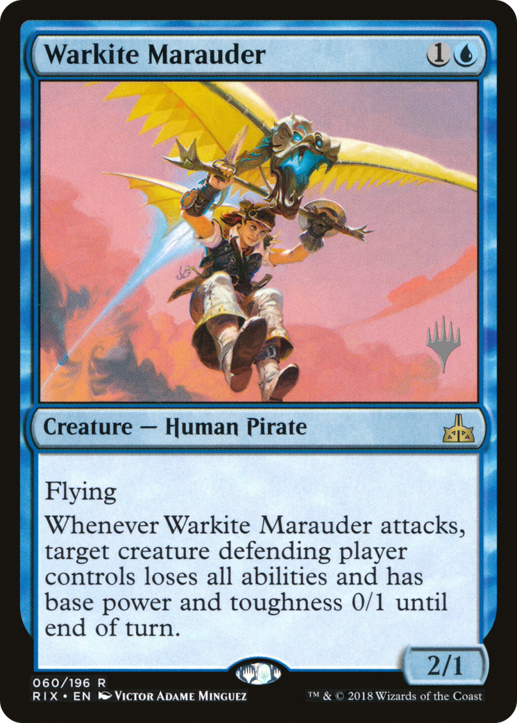 Warkite Marauder (PPM20-60P) - Rivals of Ixalan Promos (Promo Pack) Foil