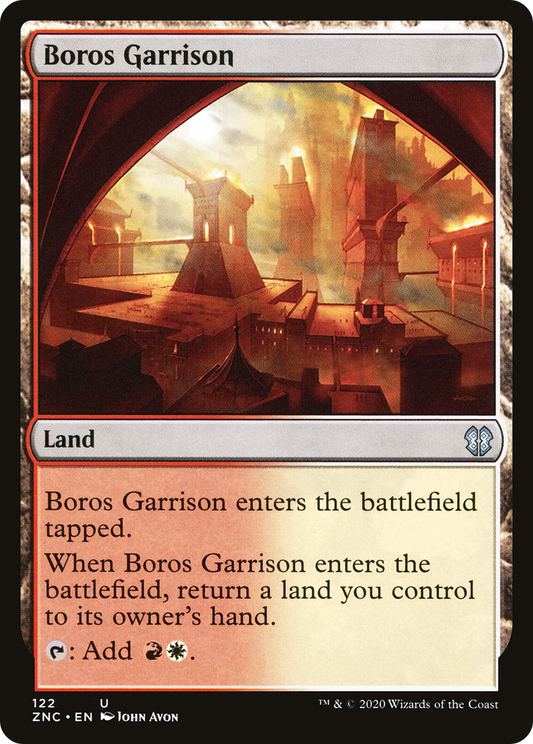 Boros Garrison (ZNC-122) - Zendikar Rising Commander