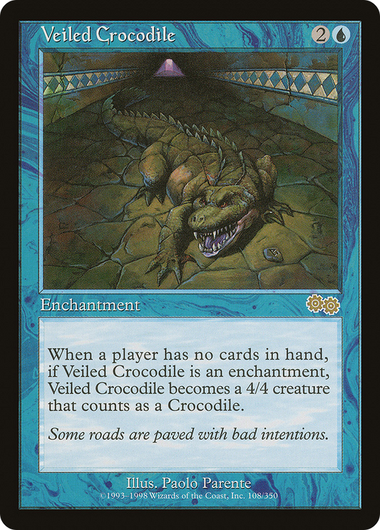 Veiled Crocodile (USG-108) - Urza's Saga