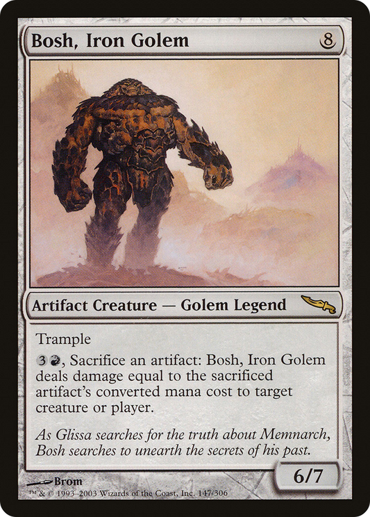 Bosh, Iron Golem (MRD-147) - Mirrodin