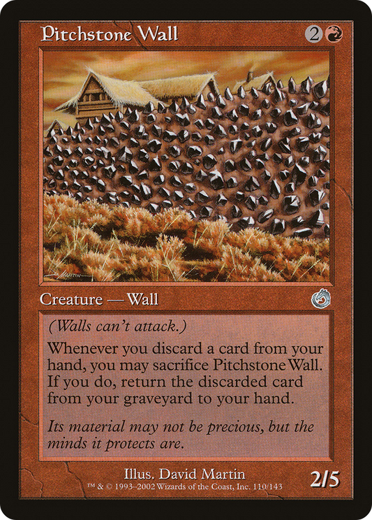 Pitchstone Wall (TOR-110) - Torment Foil