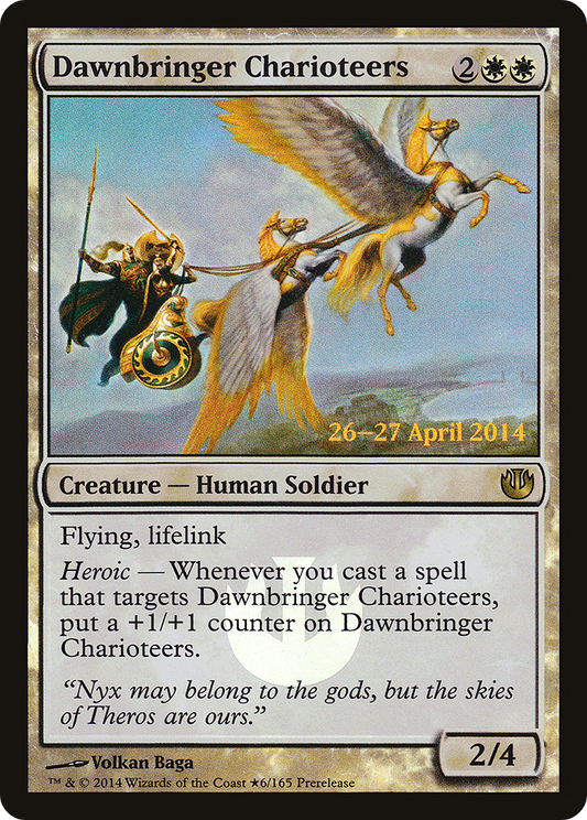 Dawnbringer Charioteers (PJOU-06★) - Journey into Nyx Promos Foil