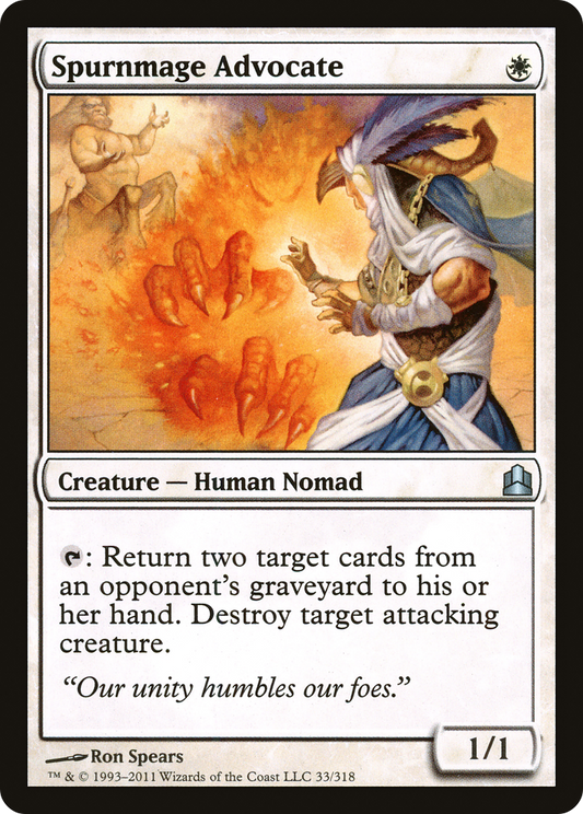 Spurnmage Advocate (CMD-033) - Commander 2011