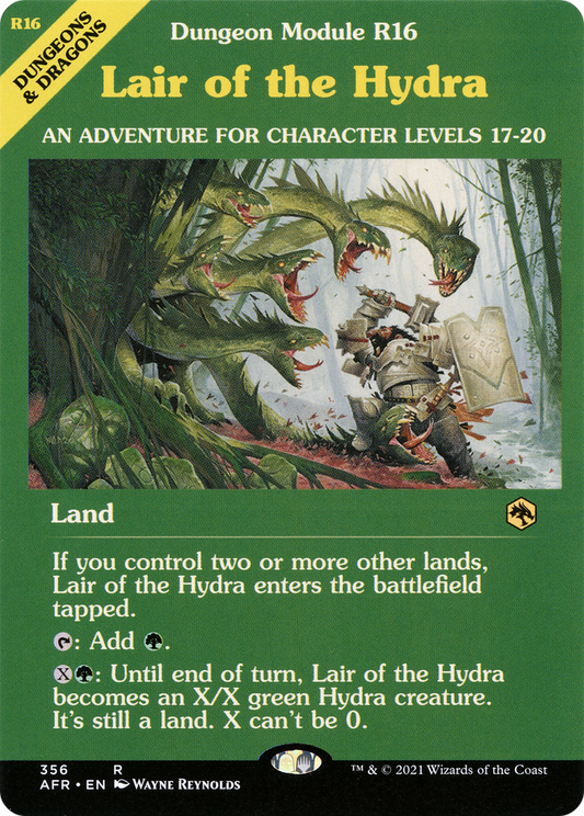 Lair of the Hydra (AFR-356) - Adventures in the Forgotten Realms: (Showcase)