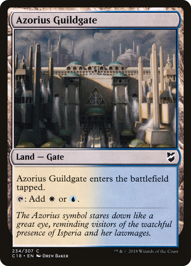 Azorius Guildgate (C18-234) - Commander 2018