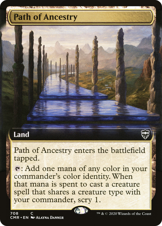 Path of Ancestry (CMR-708) - Commander Legends: (Extended Art)