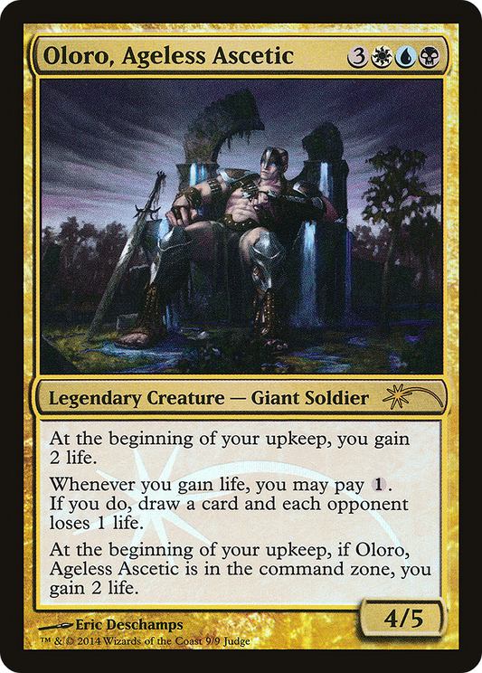 Oloro, Ageless Ascetic (J14-009) - Judge Gift Cards 2014 Foil