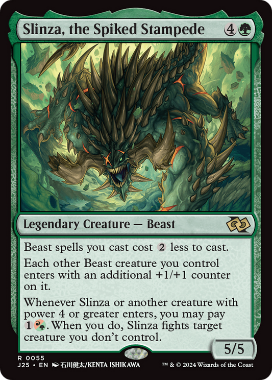 Slinza, the Spiked Stampede (J25-055) - Foundations Jumpstart