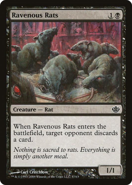 Ravenous Rats (DDD-037) - Duel Decks: Garruk vs. Liliana