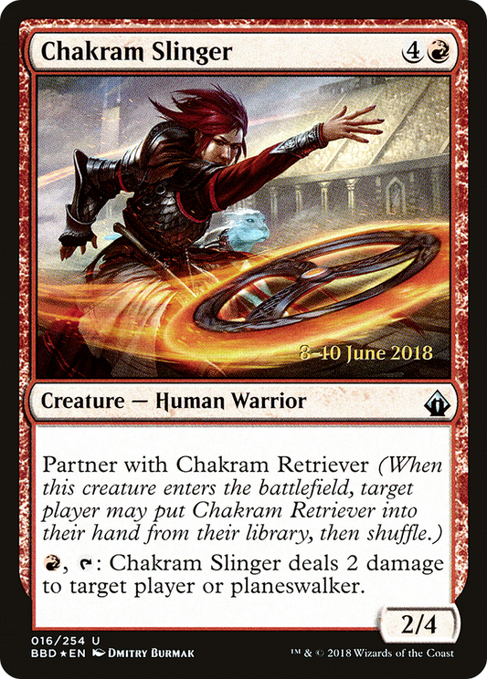 Chakram Slinger (LARP-16S) - Battlebond Promos (Prerelease) Foil