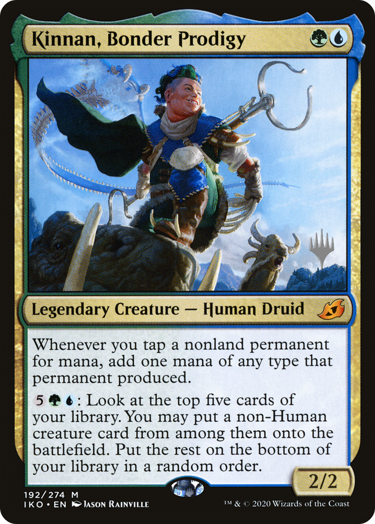 Kinnan, Bonder Prodigy (PPIKO-192) - Ikoria: Lair of Behemoths Promos Foil (Promo Pack)