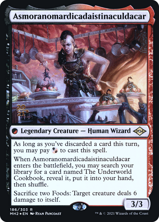 Asmoranomardicadaistinaculdacar (PRE-186S) - Modern Horizons 2 Promos Foil