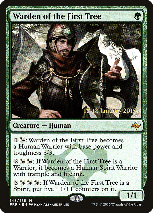 Warden of the First Tree (PFRF-143S) - Fate Reforged Promos Foil